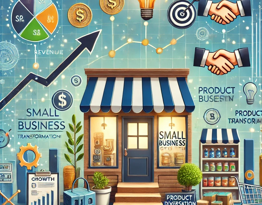 A visual representation of small business growth strategies for sustainable success.