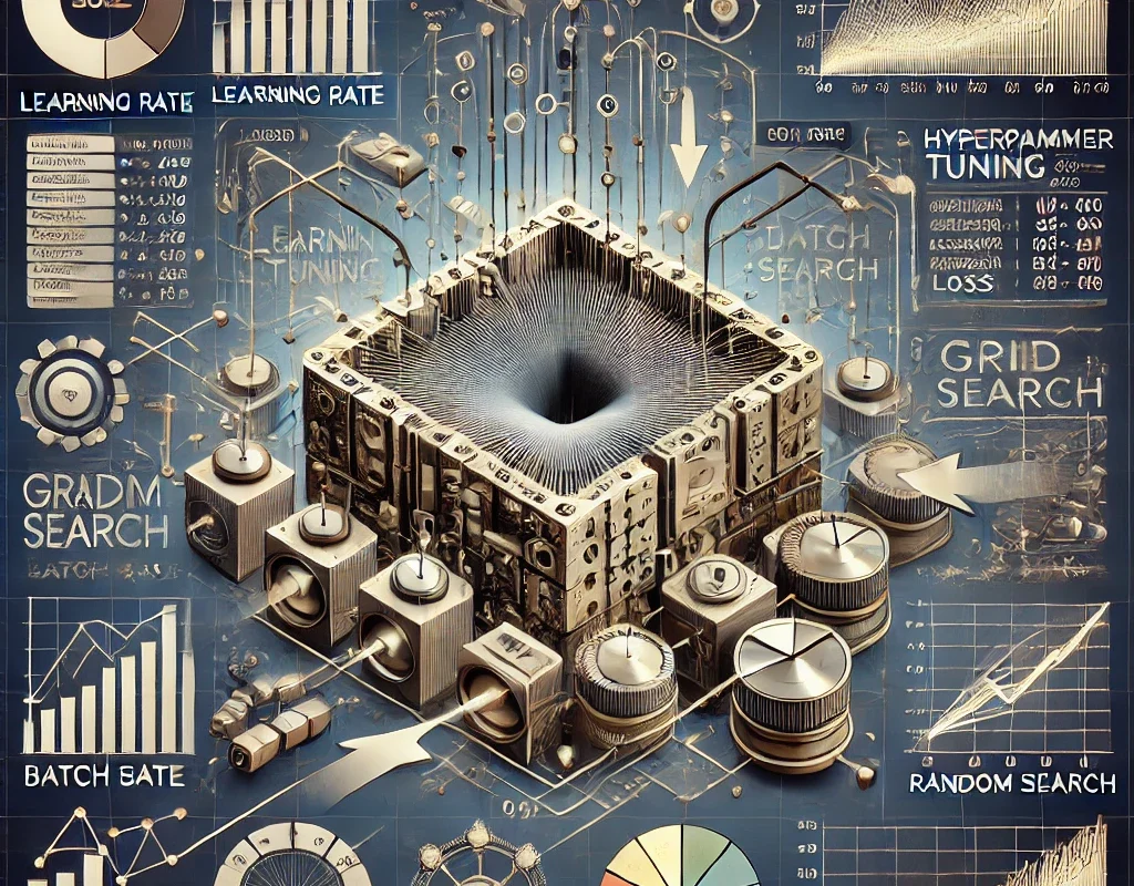 Illustration of Hyperparameter Tuning for Machine Learning Models with parameter adjustments.